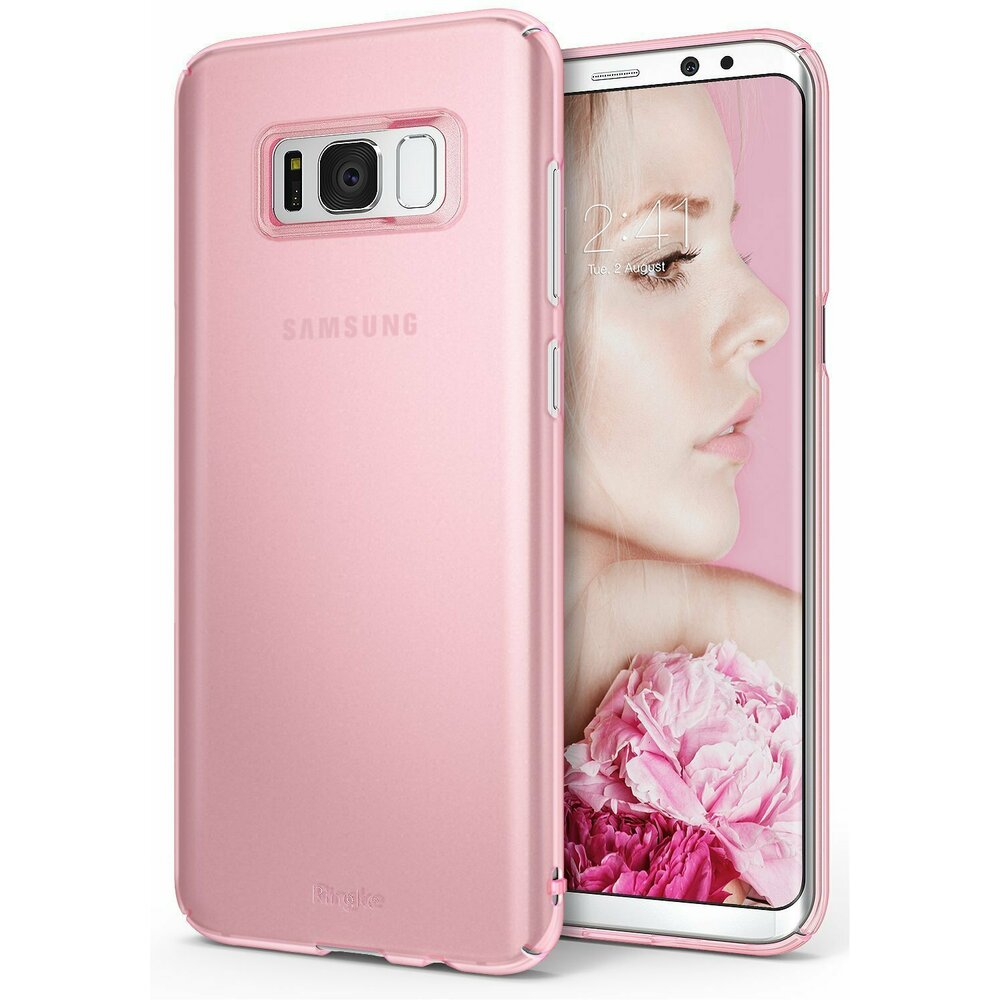 Husa Samsung Galaxy S8 Plus Ringke Slim Frost Pink