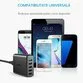 Incarcator de retea Anker PowerPort+ 5 Qualcomm Quick Charge 3.0 63W 5 porturi USB PowerIQ Negru - 3