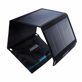 Incarcator solar pliabil Anker PowerPort Dual 21W negru
