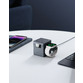 Incarcator wireless magnetic Anker 3-in-1 Cube MagSafe, 15W, Fast Charging, Pliabil, Negru - 3