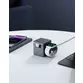 Incarcator wireless magnetic Anker 3-in-1 Cube MagSafe, 15W, Fast Charging, Pliabil, Negru - 5