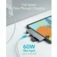 Media Hub Anker PowerExpand Direct pentru iPad Pro, 6-in-1, 60W Power Delivery, USB-C, 4K HDMI, Audio 3.5mm, USB 3.0, microSD - 7