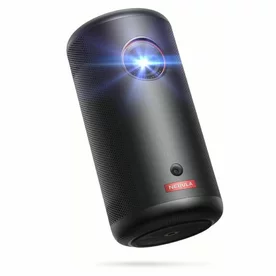 Proiector video portabil Anker Nebula Capsule 3, 1080p, 200 ANSI-Lumen, Dolby Digital, Google TV, Negru