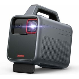 Proiector video portabil smart Anker Nebula Mars 3, 4K, 1000 ANSI Lumens, Android TV 11, AI, IPX3, Negru