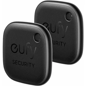 Set de 2 eufy Security SmartTrack Link, compatibil cu iOS, Rezistent la apa, Negru