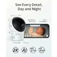 Set monitorizare bebe eufy Smart Sock Baby Monitor S340, Camera 2K, 2.4 GHz Wi-Fi, Pan & Tilt, urmarire ritm cardiac si niveluri de oxigen din sange, detectie AI Cry, Alb - 2