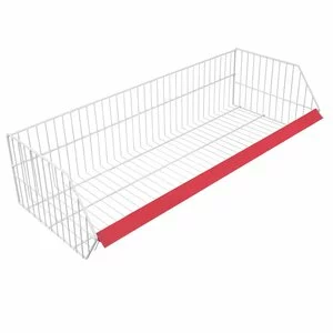 Cos alb pentru raft metal 100x40 cm picture - 2