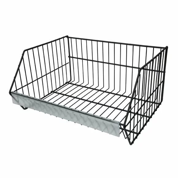 Cos gri antracit pentru raft metal 50x40 cm picture - 1