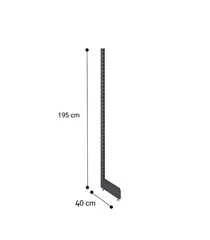 PICIOR METAL RAFT ANTRACIT TALPA L (195x40) picture - 2