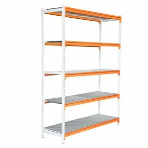 RAFT DEPOZITARE CU POLITE METALICE, H: 250 X L: 150 X l: 60 CM, 2 PICIOARE