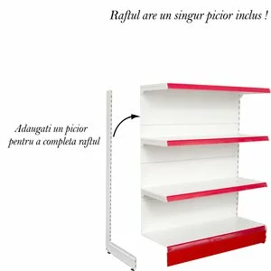 Raft metal RM-02 inălțime-135, lățime 100cm, Bază:40