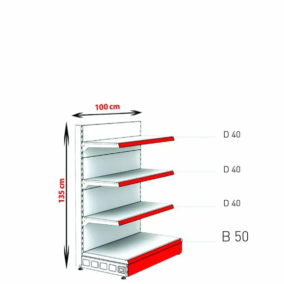 Raft metal RM-02 înălțime 135, lățime 100cm picture - 4