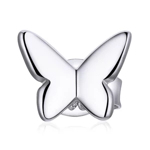 Cребърна обеца Simple Butterfly