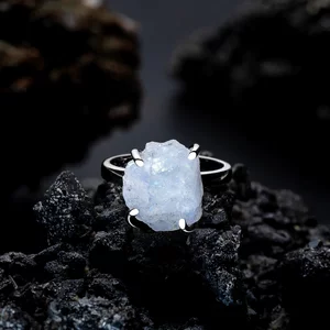 Богиня Сребърен Лунен Сребърен Пръстен