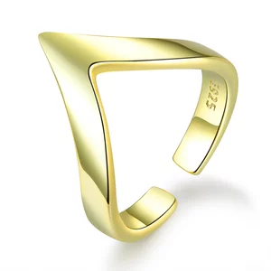 Регулируем сребърен пръстен Златен магически пръстен