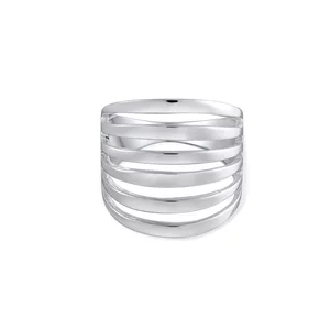 Сребърен пръстен Clean Line Layer