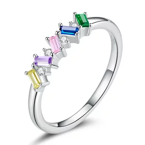 Сребърен пръстен Rainbow Art Ring