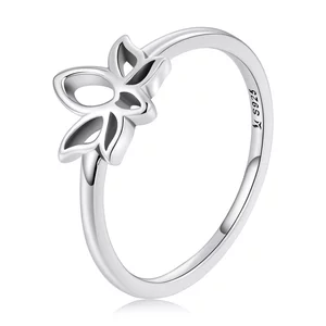Сребърен пръстен Silver Simple Lotus