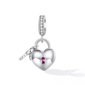 Сребърен талисман Open Heart Lock