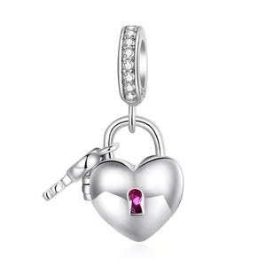 Сребърен талисман Open Heart Lock