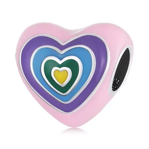Сребърен талисман Rainbow Charm