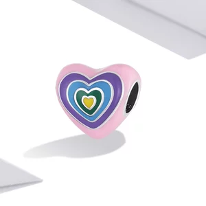 Сребърен талисман Rainbow Charm