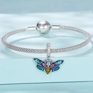 Сребърен талисман Rainbow пеперуда