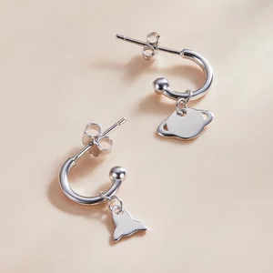 Сребърни обеци Creative Stud Silver