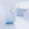 Állítható Simple Heart ezüst nyaklánc picture - 4