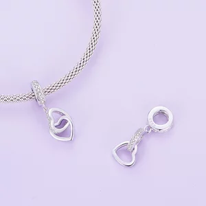 Connected Silver Hearts ezüst talizmán