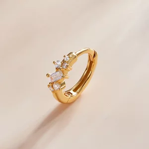 Ezüst Arany Különböző Kristályok FÜLBESZŐ