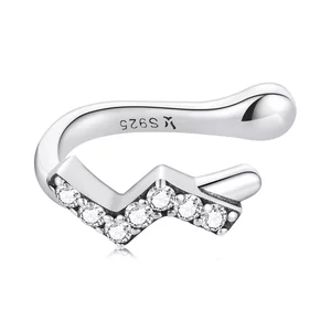 Ezüst Crystal Zig Zag FÜÜBEG