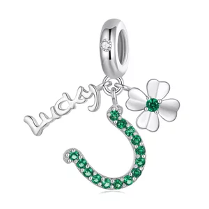 Ezüst Lucky Clover Charm