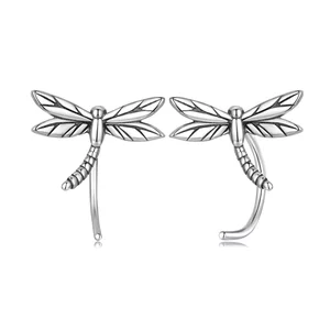 Farkos DragonFly ezüst fülbevaló