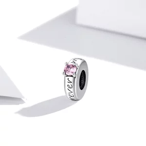 Forever Pink Silver Talisman