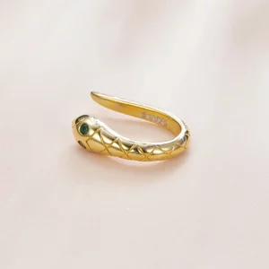 Golden Snake Clip ezüst FÜLBESZŐ