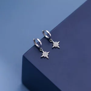 Leejtett North Star ezüst fülbevaló