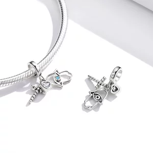 Lucky Trio Silver Talisman