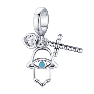 Lucky Trio Silver Talisman