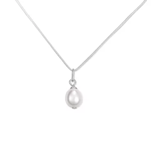 Nyaklánc természetes tenyésztett gyönggyel és zsinórral