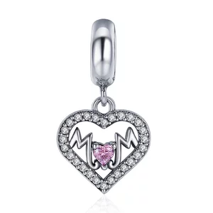 Pink Mom ezüst talizmán