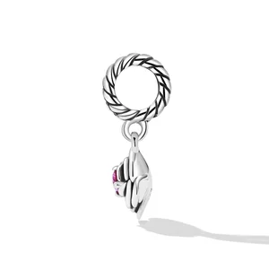 Pink Rose Ezüst talizmán