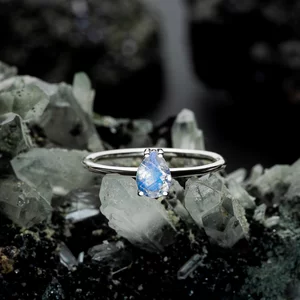 Silver Serene Bliss Moonstone ezüst gyűrű