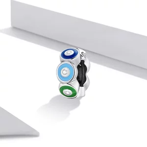 Színes Eyes ezüst talizmán