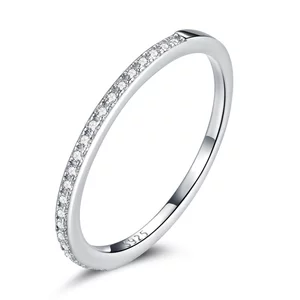 Szeges fehér ezüst gyűrű