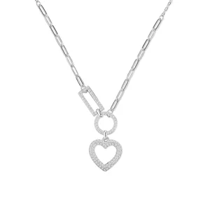 Trio Crystal Love ezüst nyaklánc