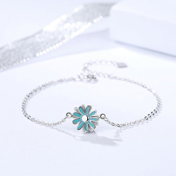 Bratara din argint blue daisy