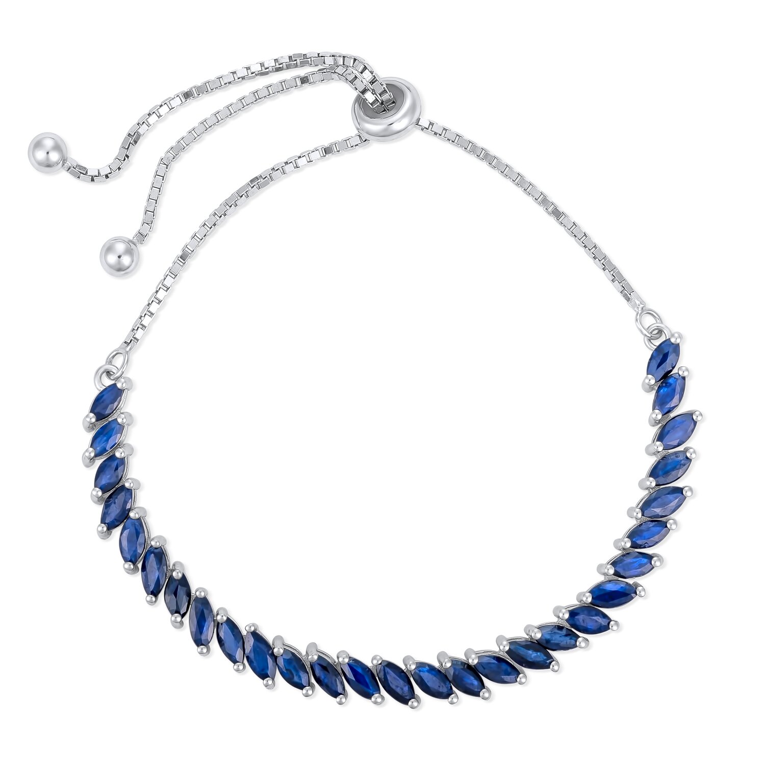 EdenBoutique Bratara din argint Regal Sapphire