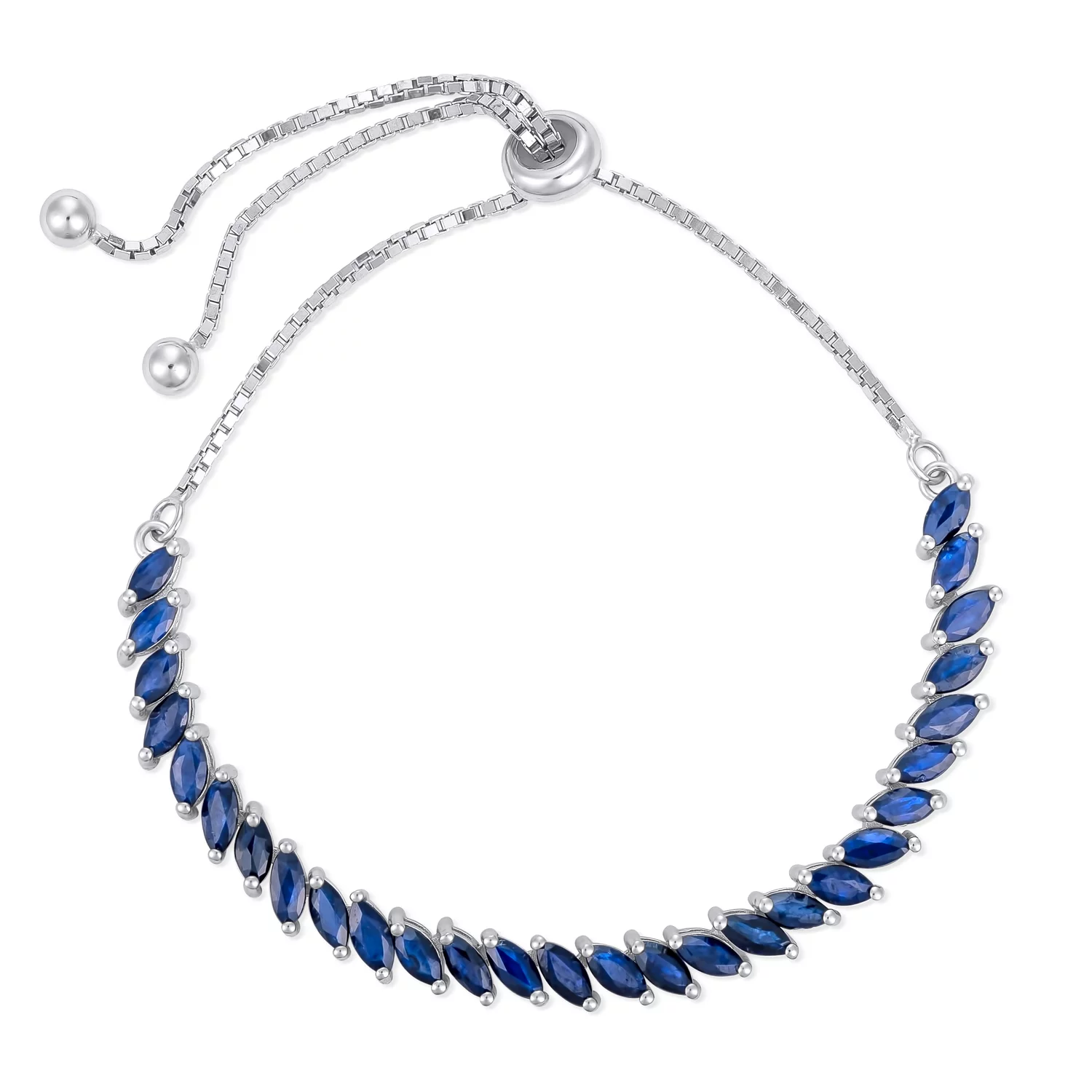 Bratara din argint Regal Sapphire