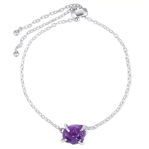 Bratara din argint Silver Piece of Amethyst
